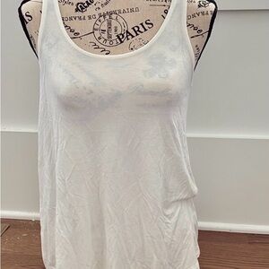Zenana Outfitters White Scoop Neck Tank